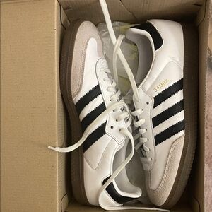 Adidas Samba White Black Sneakers